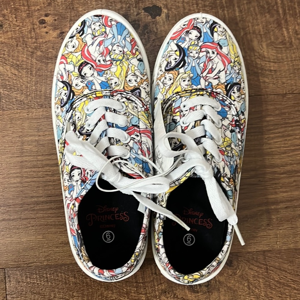 Disney Princess Canvas Sneakers Size 6